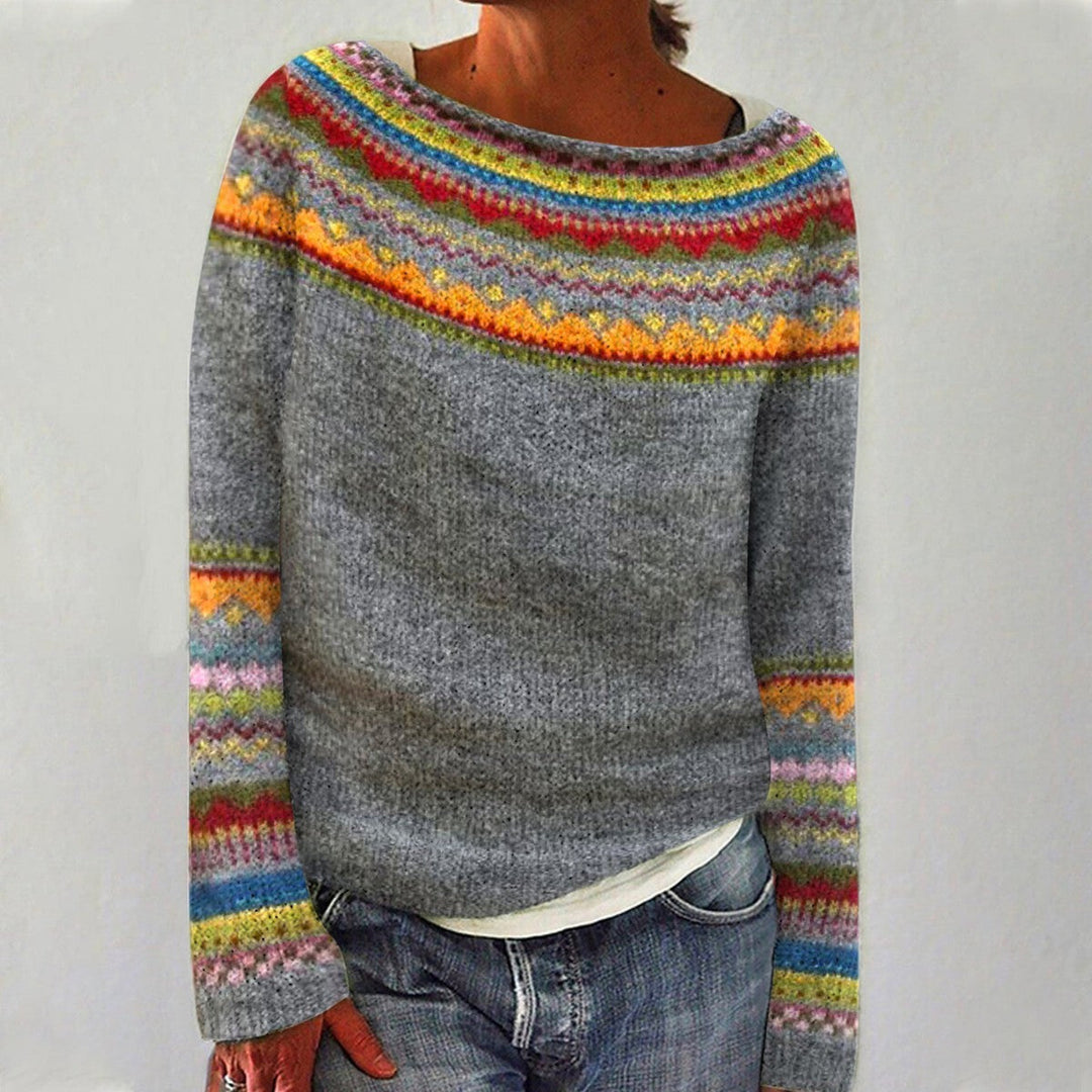 Amelie - Kuscheliger Retro-Strickpullover