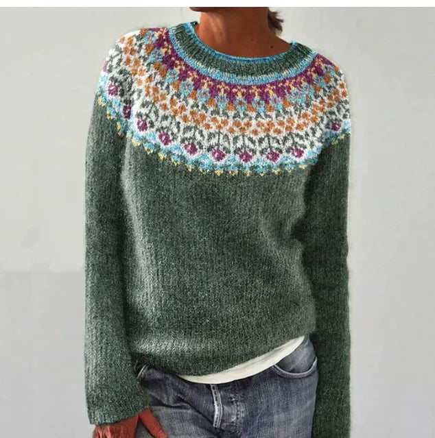 Amelie - Kuscheliger Retro-Strickpullover