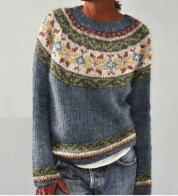 Amelie - Kuscheliger Retro-Strickpullover